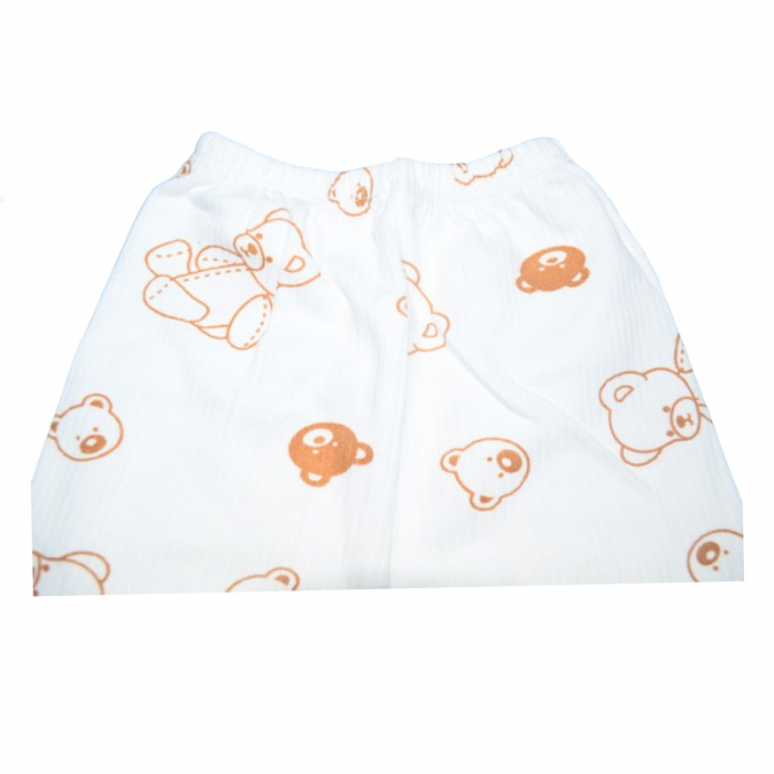 Pantaloni cu botosei pentru copii Mini Junior 2155BD, Alb [3]