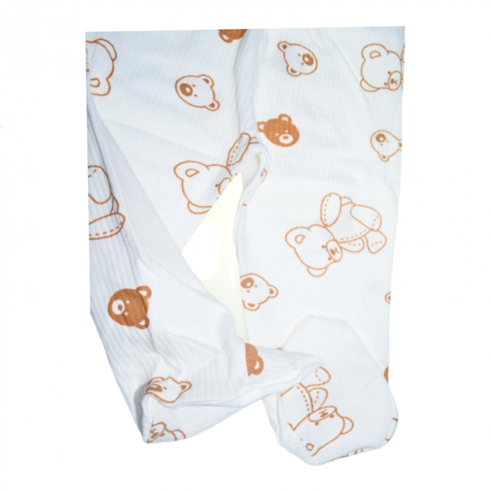 Pantaloni cu botosei pentru copii Mini Junior 2155BD, Alb [4]