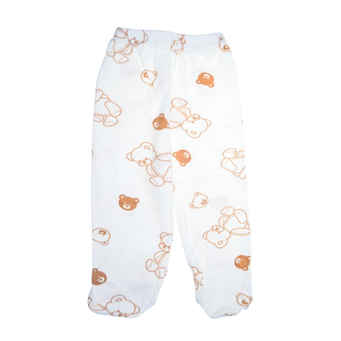 Pantaloni cu botosei pentru copii Mini Junior 2155BD, Alb [2]
