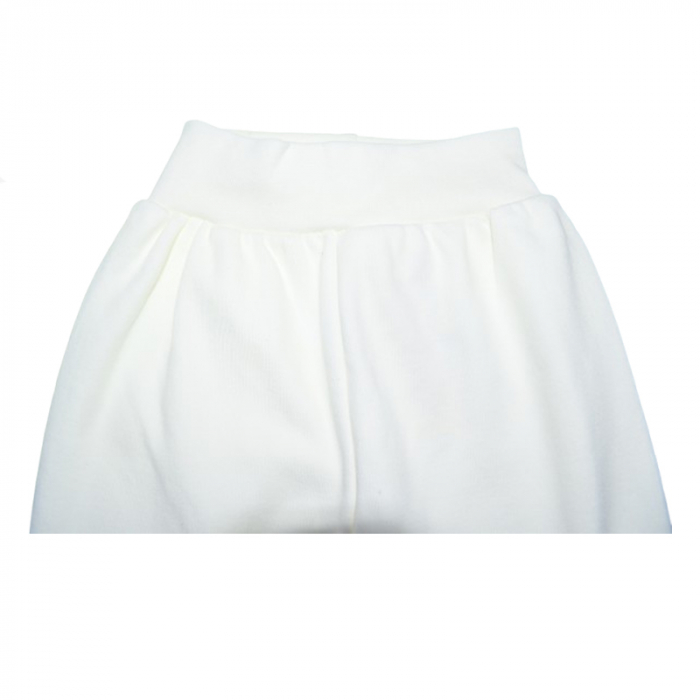 Pantaloni cu botosei pentru copii Mini Junior 402-C, Crem [3]