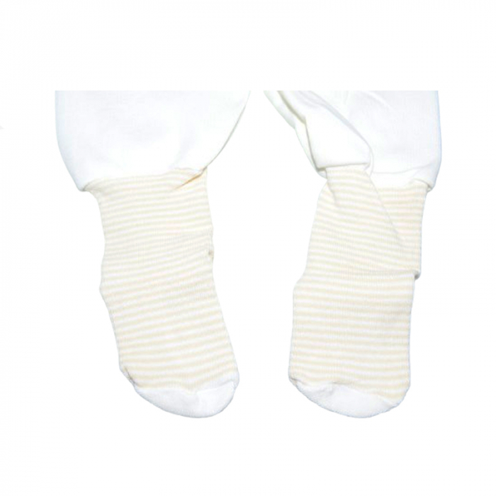 Pantaloni cu botosei pentru copii Mini Junior 402-C, Crem [4]