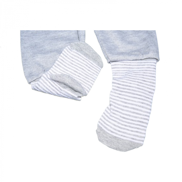 Pantaloni cu botosei pentru copii Mini Junior 402-G, Gri [4]