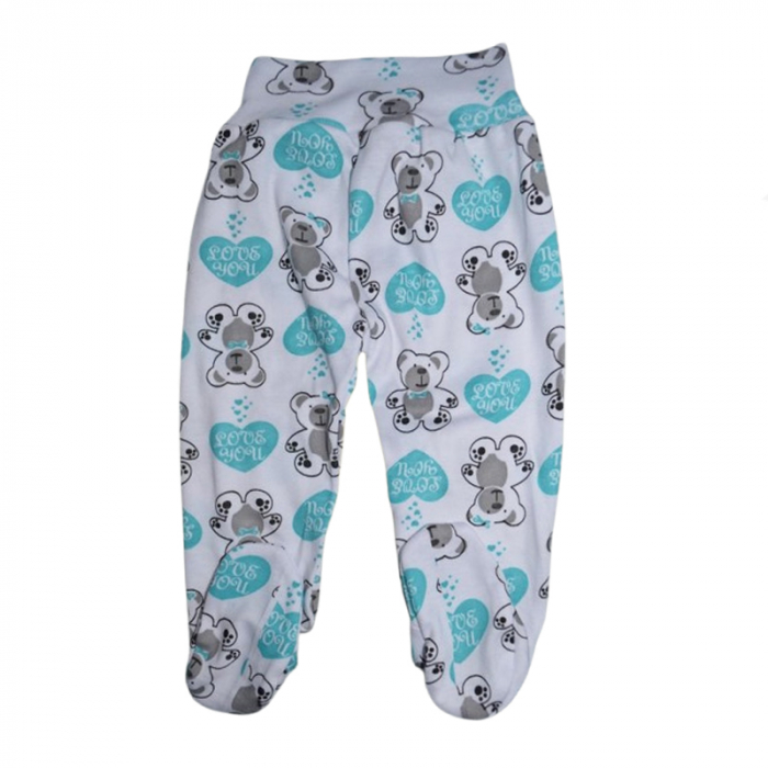Pantaloni cu botosei pentru copii Mini Junior PNT-MJ14, Turcoaz [1]
