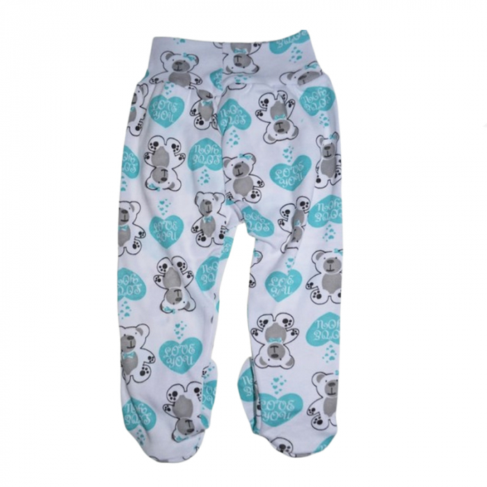 Pantaloni cu botosei pentru copii Mini Junior PNT-MJ14, Turcoaz [2]