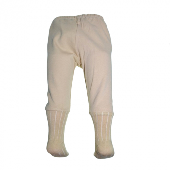 Pantaloni cu botosei pentru copii Mini Junior PNT-MJ8, Crem [2]