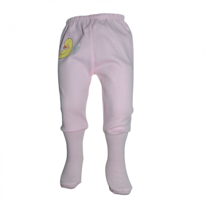 Pantaloni cu botosei pentru fete Mini Junior PNT-MJ10, Roz [1]