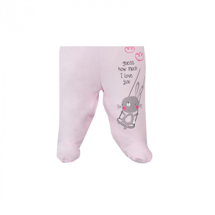 Pantaloni cu botosei pentru fete Koala Hustawka 06-511R-62-cm, Roz [2]