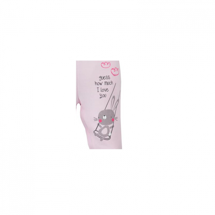 Pantaloni cu botosei pentru fete Koala Hustawka 06-511R-62-cm, Roz [2]