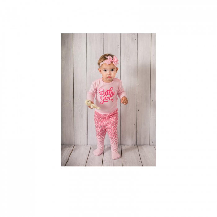 Pantaloni cu botosei pentru fete Koala Kiss Me 06-035R_80 cm, Roz [2]