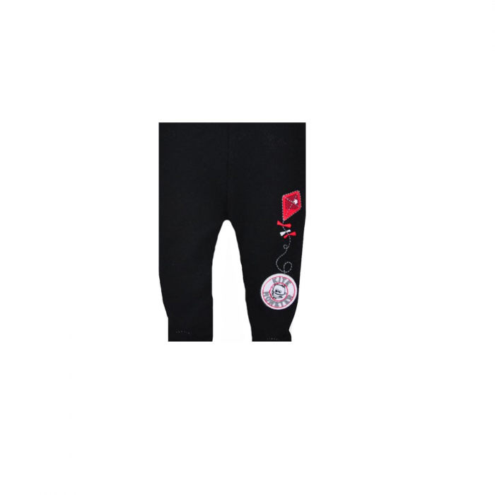Pantaloni cu botosei pentru fete Koala Monster 06-184N_74 cm, Negru [2]