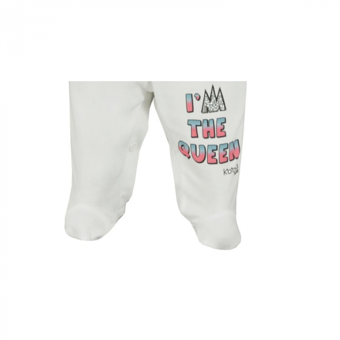 Pantaloni cu botosei pentru fete Koala Queen 07-780C-62-cm, Crem [2]