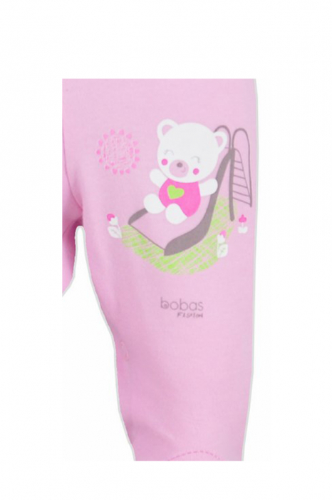 Pantaloni cu botosei pentru fete Koala Zabaw 3634-R-86-cm, Roz [2]