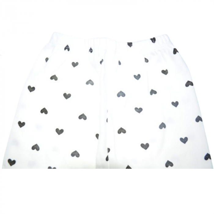 Pantaloni cu botosei pentru fete Mini Junior 0331, Alb [3]