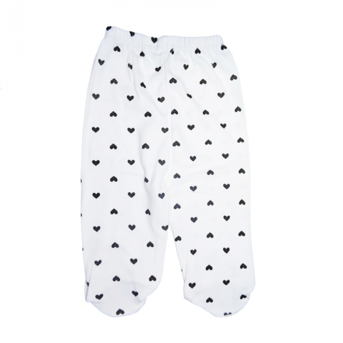 Pantaloni cu botosei pentru fete Mini Junior 0331, Alb [2]