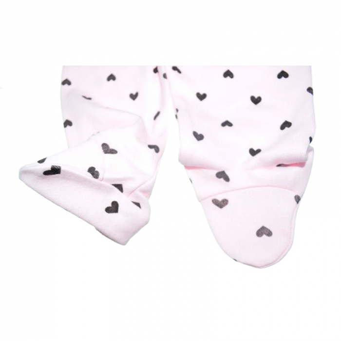 Pantaloni cu botosei pentru fete Mini Junior 0331-R, Roz [4]