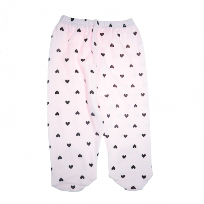 Pantaloni cu botosei pentru fete Mini Junior 0331-R, Roz [2]