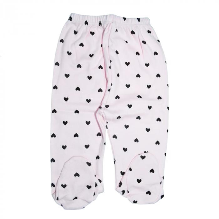 Pantaloni cu botosei pentru fete Mini Junior 0331-R, Roz [1]