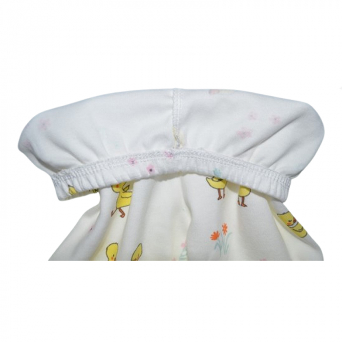 Pantaloni cu botosei pentru fete Mini Junior PNT-MJ11, Alb [3]
