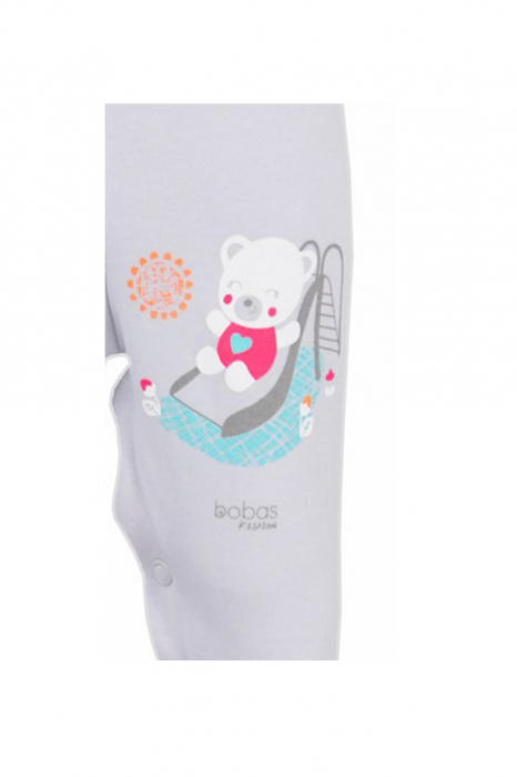 Pantaloni cu botosei pentru fete Zabaw Koala 3631-G-86-cm, Gri [3]