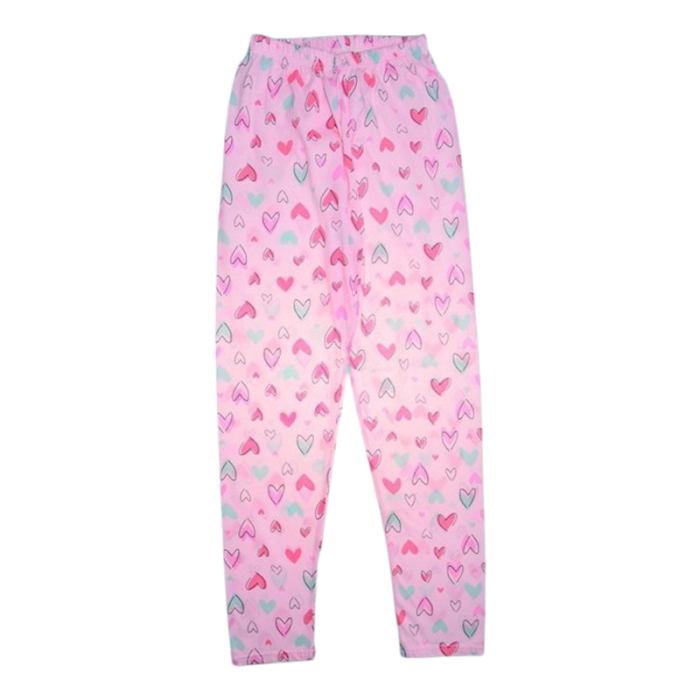 Pantaloni de pijama, din bumbac, pentru fete, Mini Junior 0409R, Roz [2]