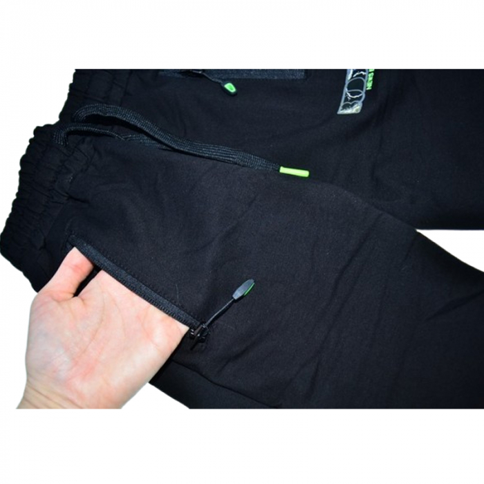 Pantaloni din bumbac pentru baieti Happy House WB-3374-N, Negru [2]