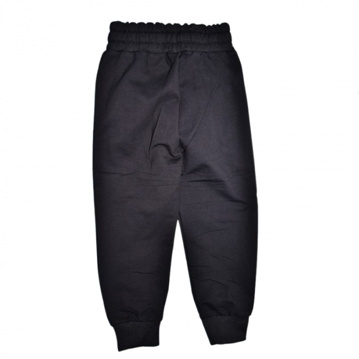 Pantaloni din bumbac pentru baieti Happy House WB-3374-N, Negru [3]