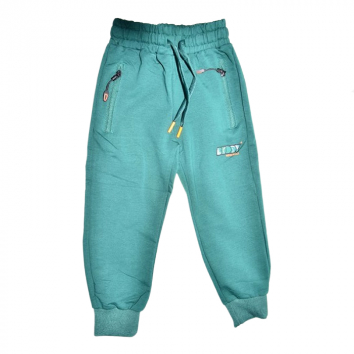 Pantaloni din bumbac pentru baieti Happy House WB-3374, Verde [1]