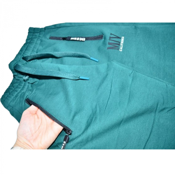 Pantaloni din bumbac pentru baieti Happy House WB-3375-V, Verde [2]
