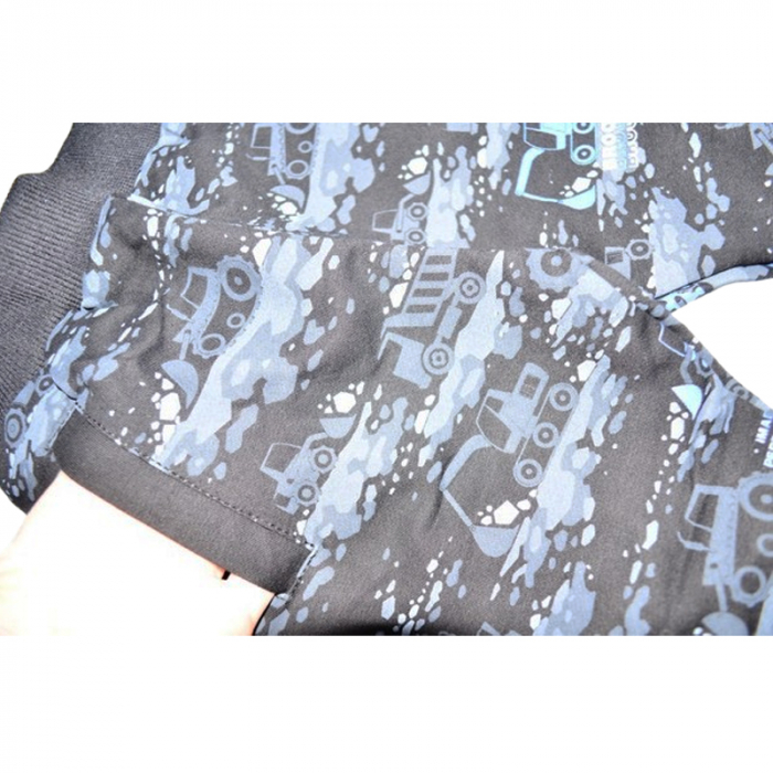 Pantaloni din bumbac pentru baieti Happy House WB-3466-N, Negru [2]