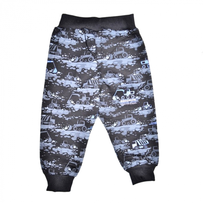 Pantaloni din bumbac pentru baieti Happy House WB-3466-N, Negru [3]