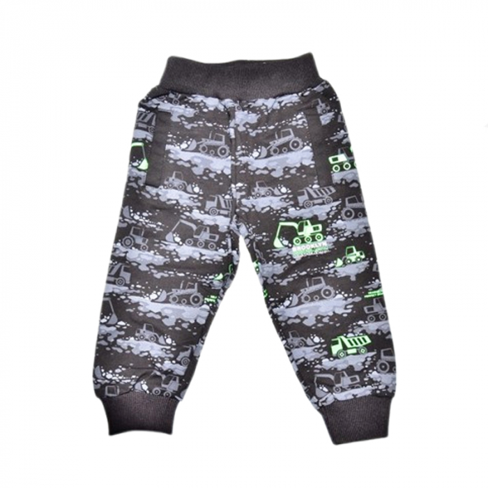 Pantaloni din bumbac pentru baieti Happy House WB-3466, Negru [1]