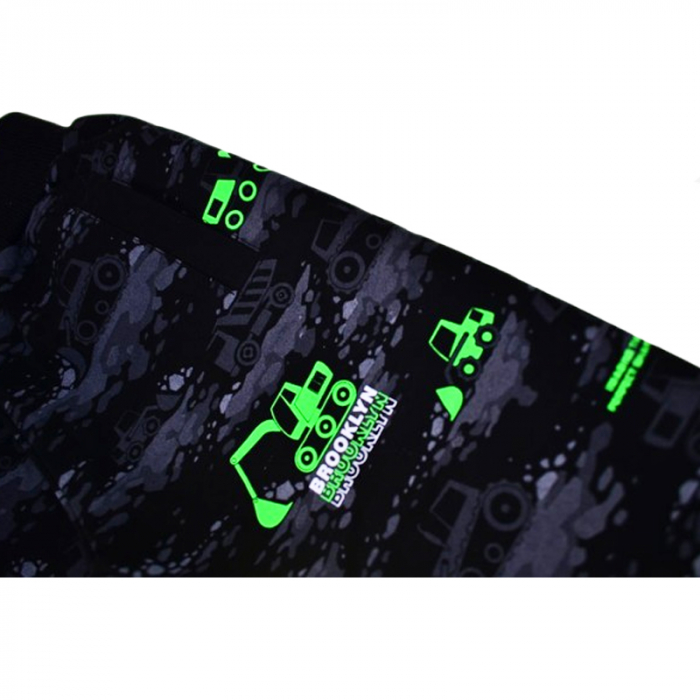 Pantaloni din bumbac pentru baieti Happy House WB-3466, Negru [2]