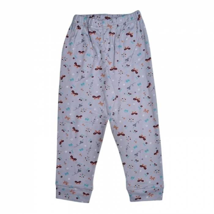 Pantaloni din bumbac, pentru fete, Mini Junior 7127G, Gri [1]