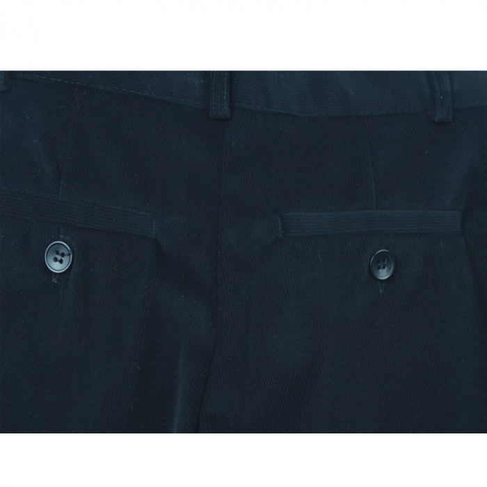 Pantaloni eleganti de catifea pentru baieti LA KIDS 1498N1-146-cm, Negru [4]