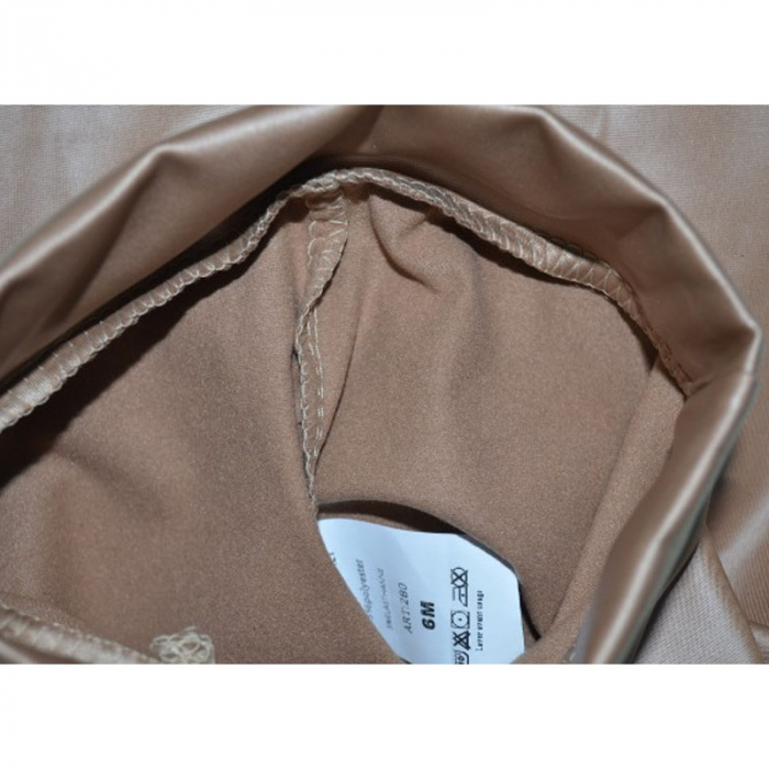 Pantaloni eleganti din piele ecologica pentru fete New Collection C091223-M, Maro [3]
