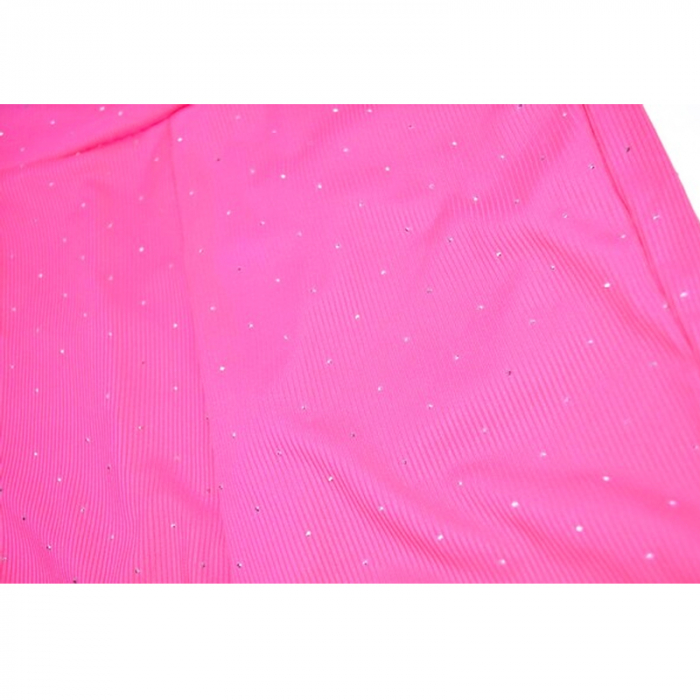 Pantaloni eleganti evazati pentru fete Mini Junior PNT-23501, Roz [4]