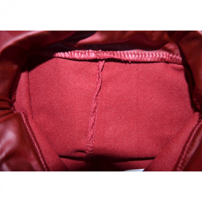Pantaloni eleganti din piele ecologica pentru fete New Collection C091223-R, Rosu [5]