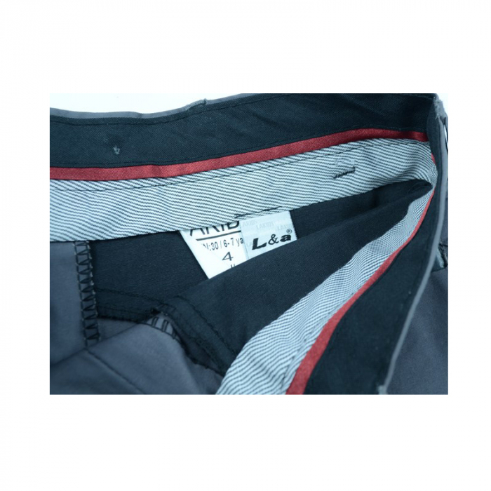 Pantaloni eleganti pentru baieti LA KIDS 1210GG1-122-cm, Gri [4]