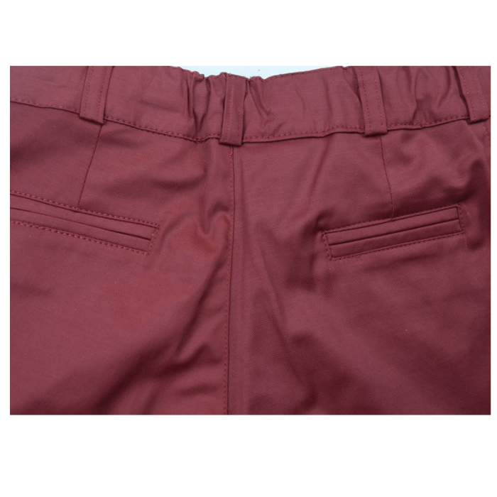 Pantaloni eleganti pentru baieti Jankes JNK1-128, Visiniu [3]