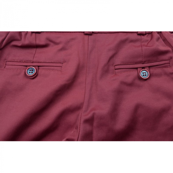 Pantaloni eleganti pentru baieti Jankes JNK62-128, Visiniu [3]