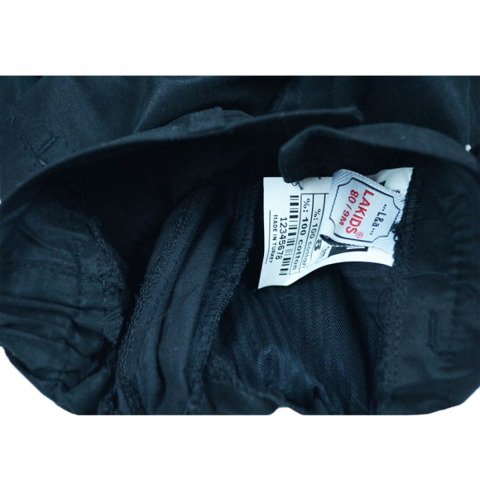 Pantaloni eleganti pentru baieti LA Kids 1465-N-92-cm, Negru [2]