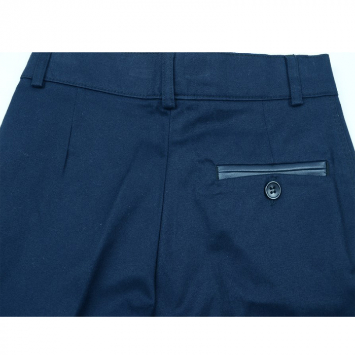 Pantaloni eleganti pentru baieti LA KIDS 1527B1-122-cm, Bleumarin [3]