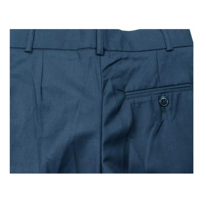 Pantaloni eleganti pentru baieti LA KIDS LAK3-122-cm, Bleumarin [3]