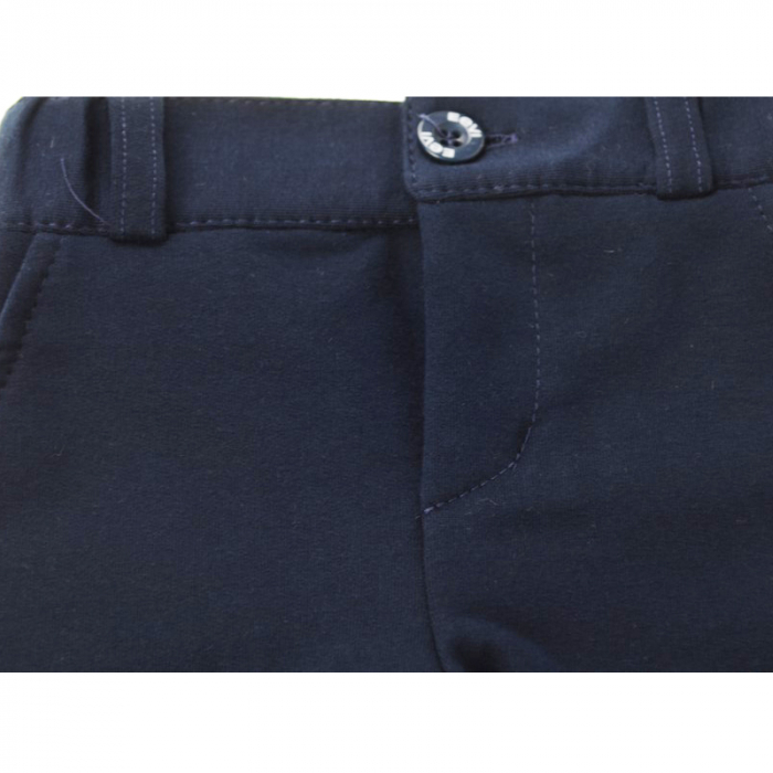 Pantaloni eleganti pentru baieti Mini Junior 062B-62-cm, Bleumarin [2]