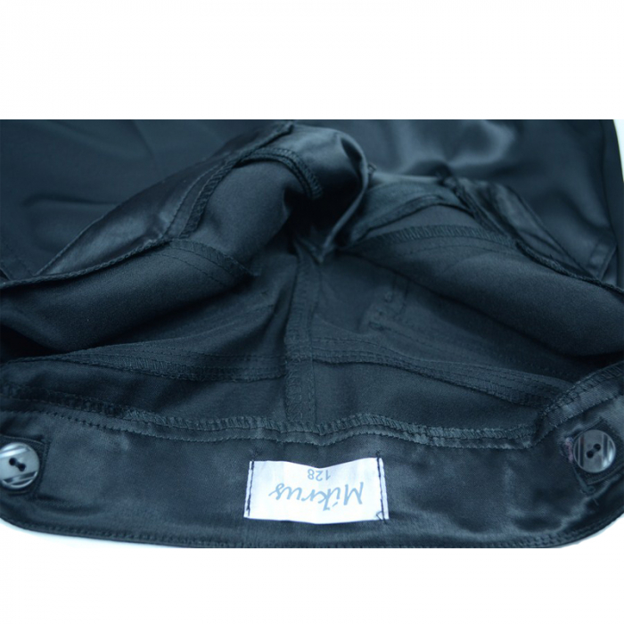 Pantaloni eleganti pentru fete Mikrus MKRS8-128-cm, Negru [3]