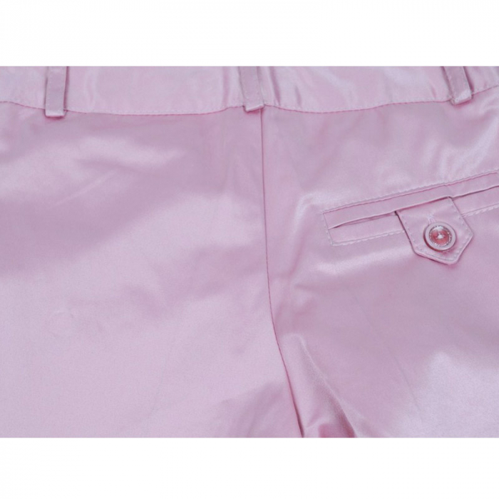Pantaloni eleganti pentru fete Mikrus PMK4RZ1-128-cm, Roz [3]