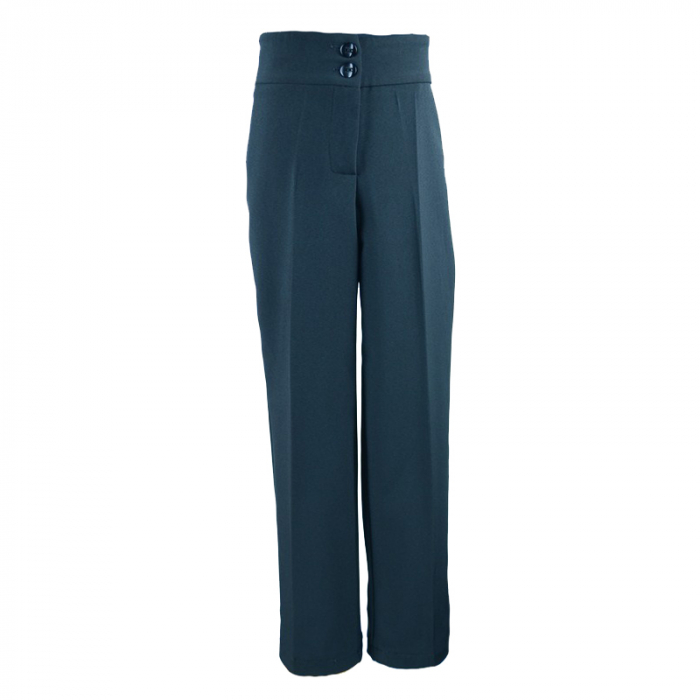 Pantaloni eleganti pentru fete Mikrus PMKR1N-128-cm, Negru [1]