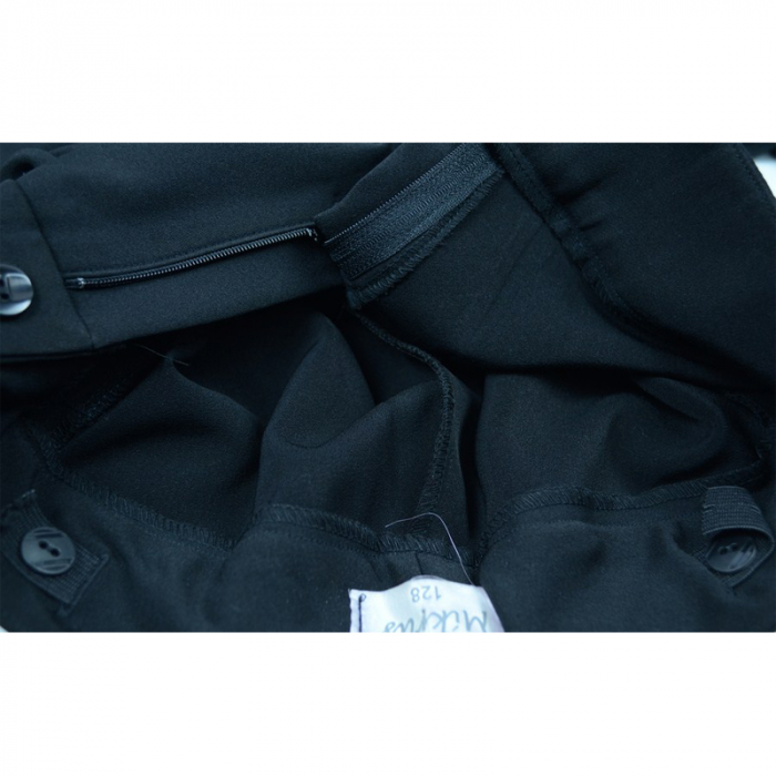 Pantaloni eleganti pentru fete Mikrus PMKR1N-128-cm, Negru [3]
