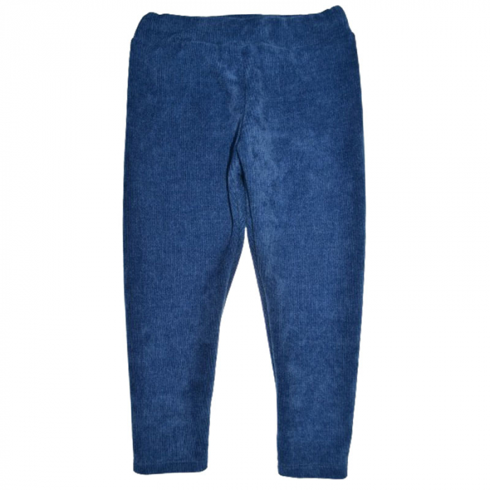 Pantaloni eleganti din catifea pentru fete New Collection C091223-A, Albastru [2]