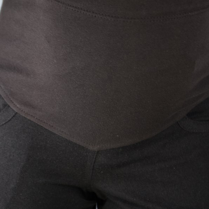 Pantaloni eleganti pentru gravide New Star NWS9M, Maro [3]